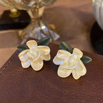 Load image into Gallery viewer, 2023 Asymmetry Pearl Flower Stud Earrings - BestShop
