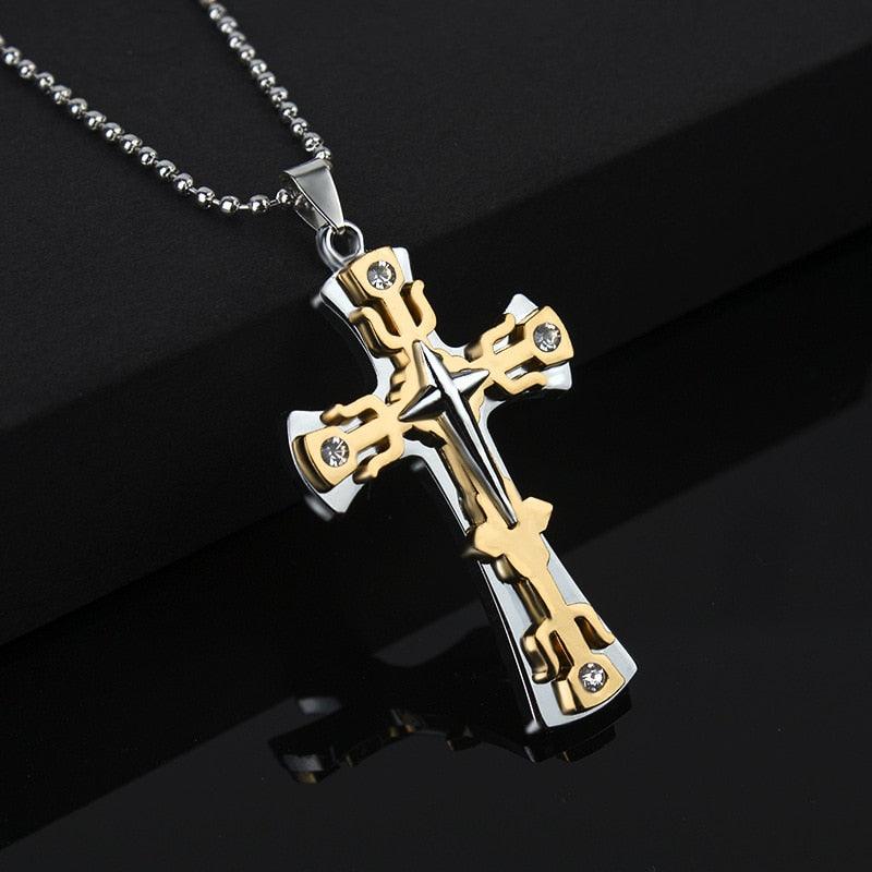 2023 Fashion New Black Rectangle Pendant Necklace for Men - BestShop