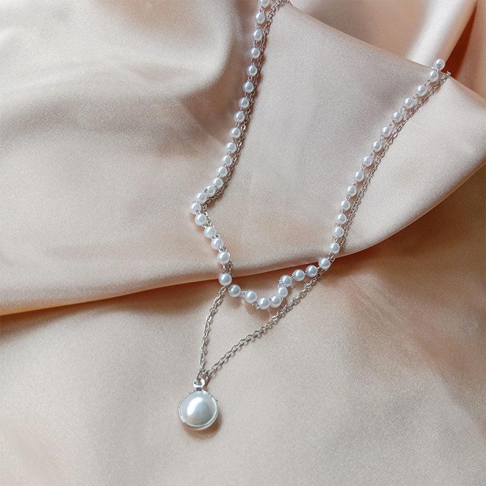 2023 New Fashion Cute Kpop Pearl Choker Necklace - BestShop