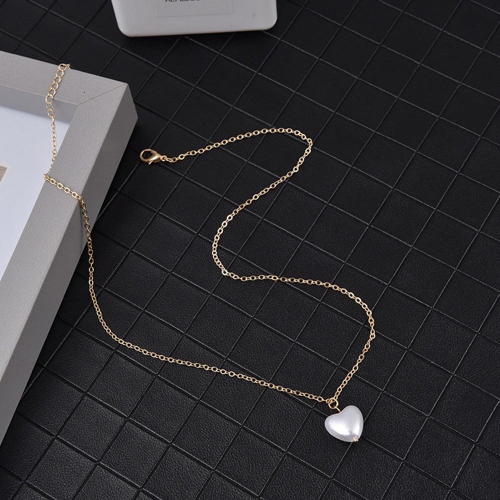 2023 New Fashion Cute Kpop Pearl Choker Necklace - BestShop