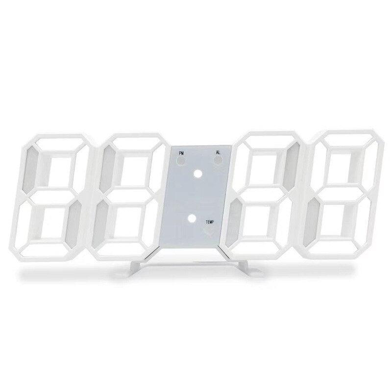 3D LED Digital Clock Luminous Fashion Wall Clock - BestShop