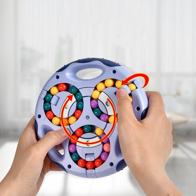 3In1 Kids Rotating Magic Beans Fingertip Cube Puzzles - BestShop