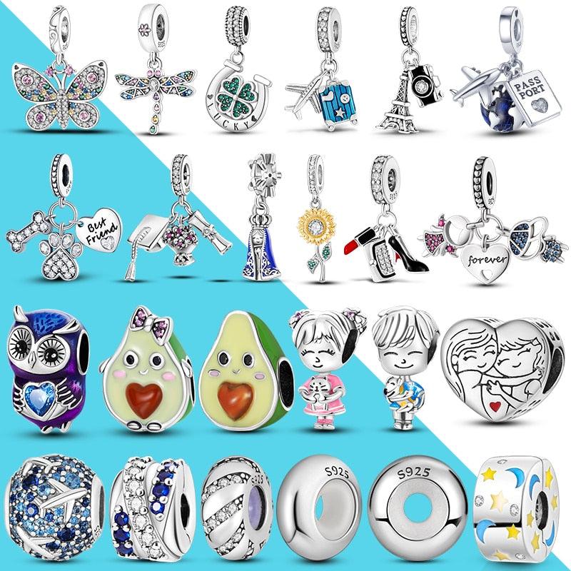 925 Sterling Silver Dangle Charms - BestShop