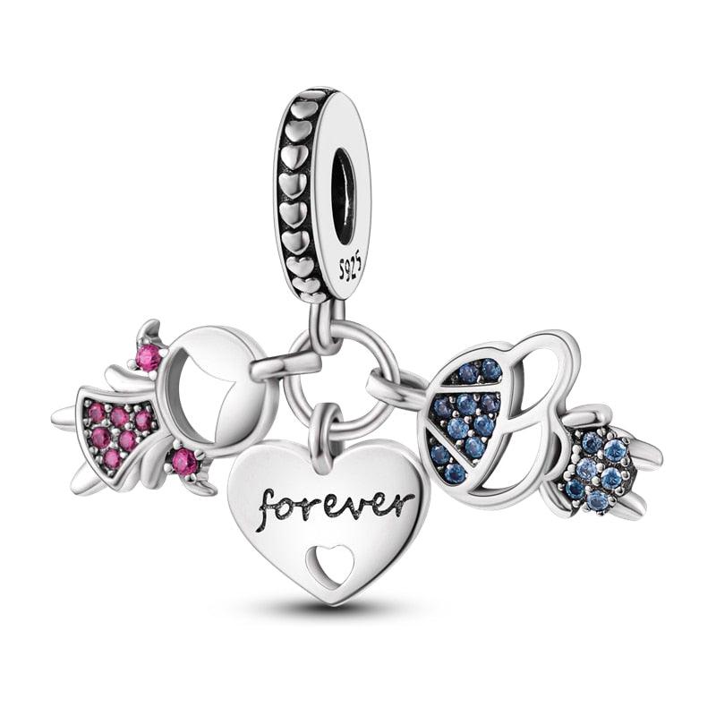 925 Sterling Silver Dangle Charms - BestShop