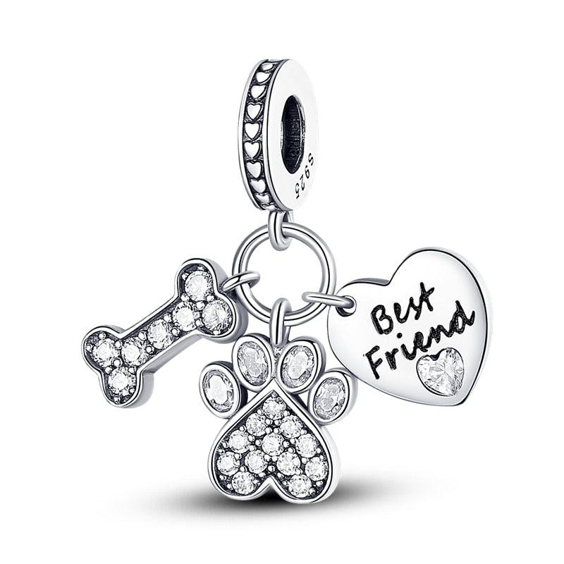 925 Sterling Silver Dangle Charms - BestShop
