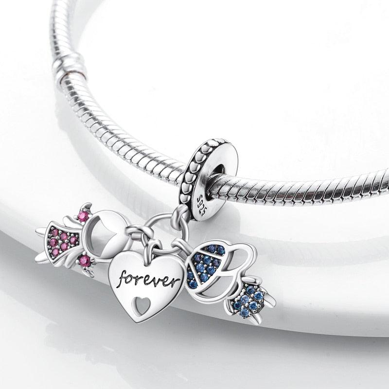 925 Sterling Silver Dangle Charms - BestShop