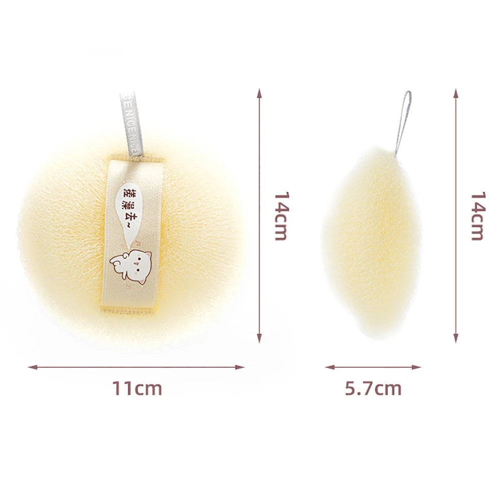 Shower Loofah Bath Sponge With Hanging Rope