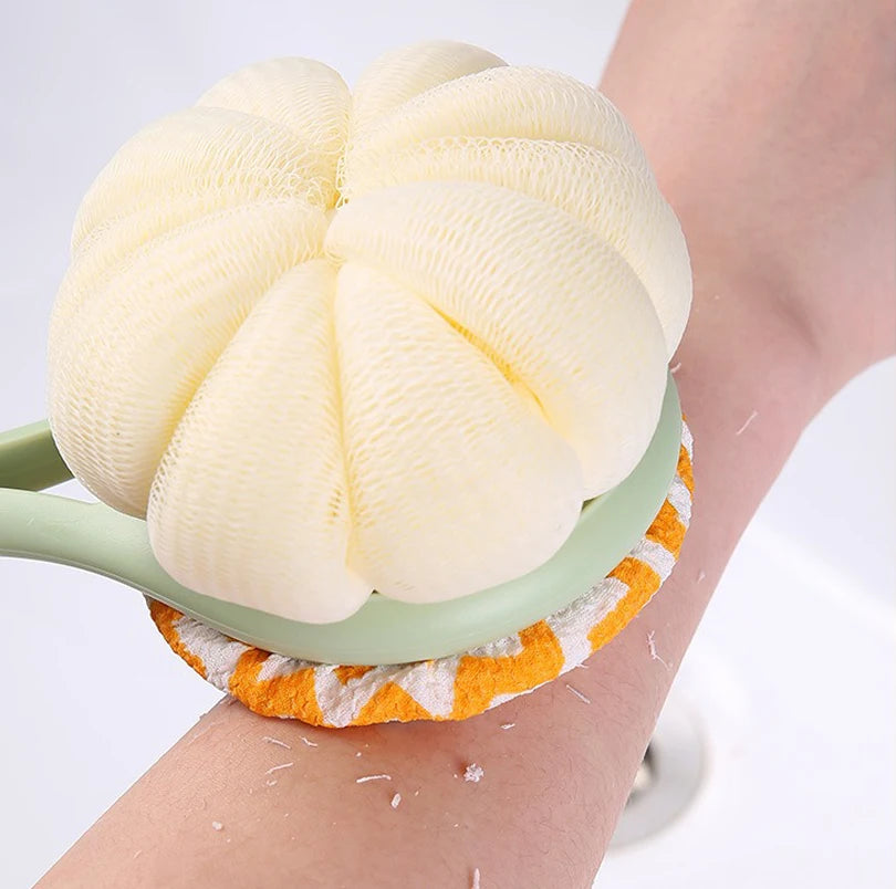 Cepillo de baño Esponja de ducha de mango largo