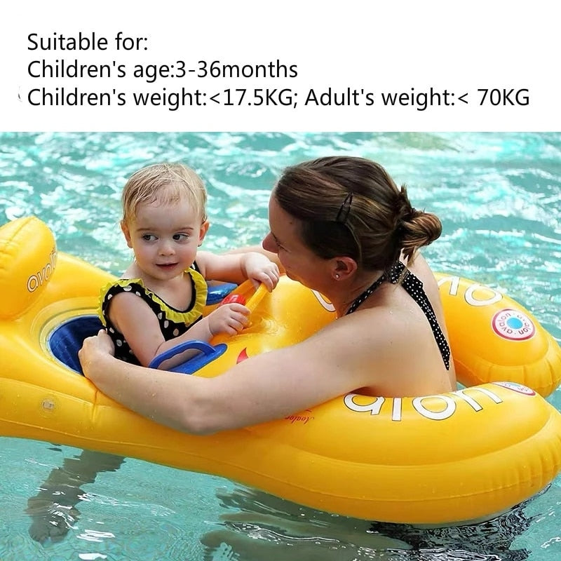 Portable Baby Pool Float with Sunshade - BestShop