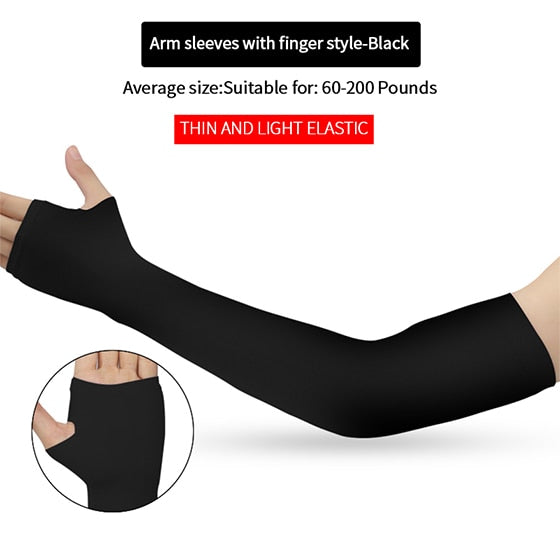 Arm Sleeves Ice Fabric Breathable Quick Dry - BestShop