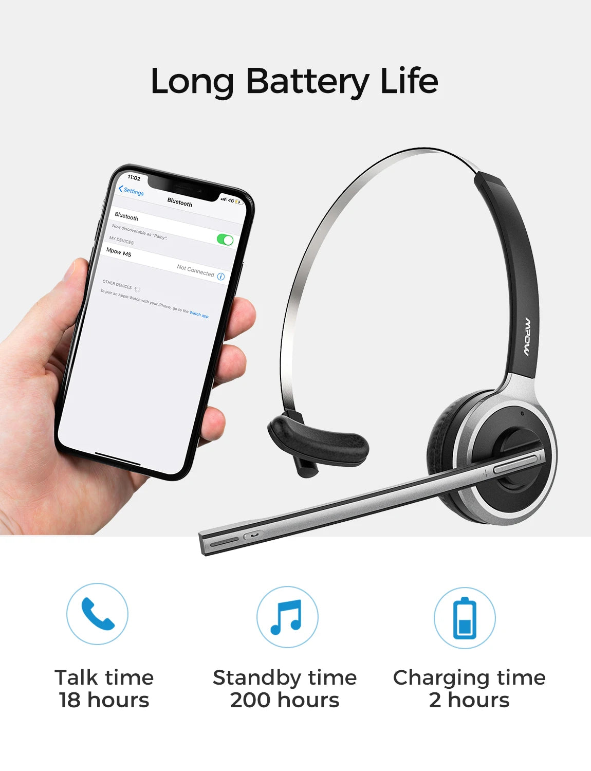 Auriculares inalámbricos Mpow M5 Bluetooth V5.0
