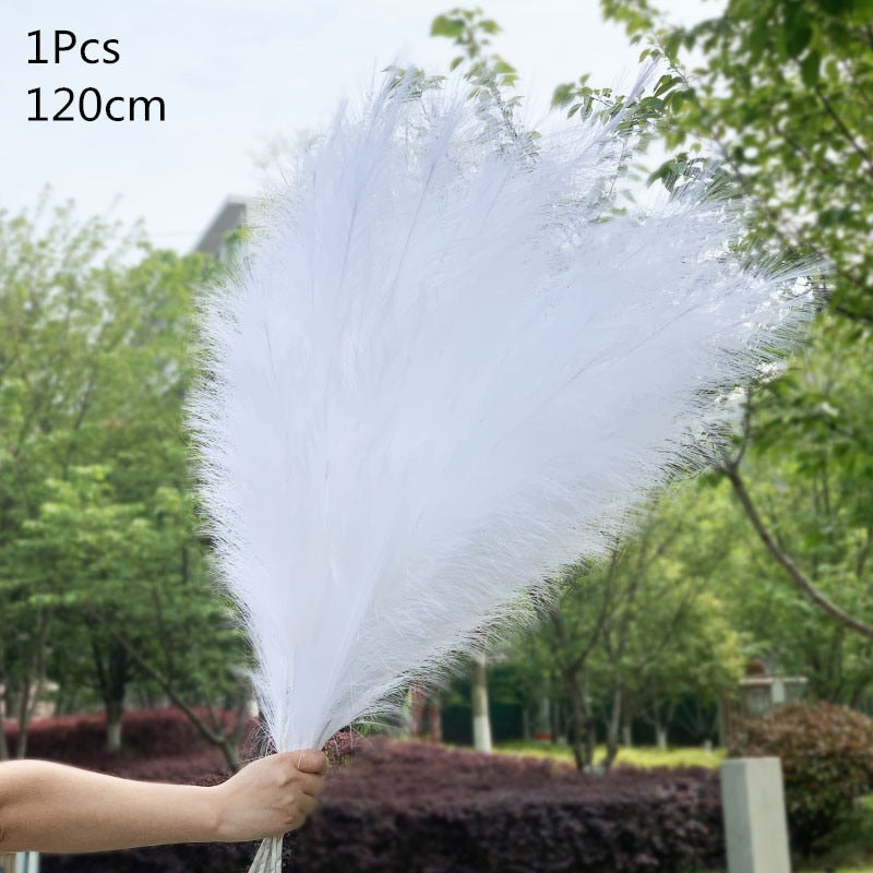 1pc Artificial Pampas Grass Dried Reed Flowers - BestShop