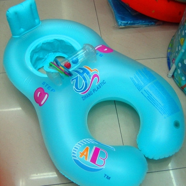 Portable Baby Pool Float with Sunshade - BestShop