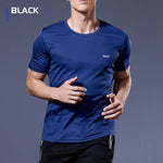Load image into Gallery viewer, Multicolor Quick Dry Short Sleeve Sport T Shirt - BestShop
