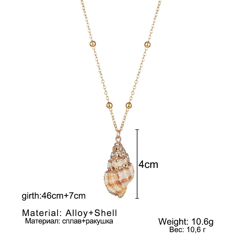 Bohemia Conch Shells Necklace