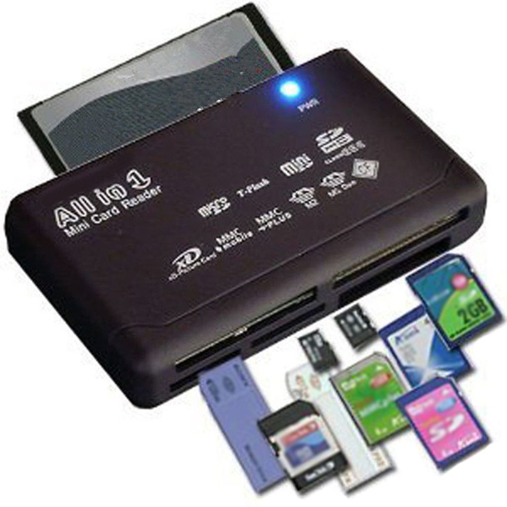 All In One Card Reader USB 2.0 SD Card Reader Adapter - BestShop