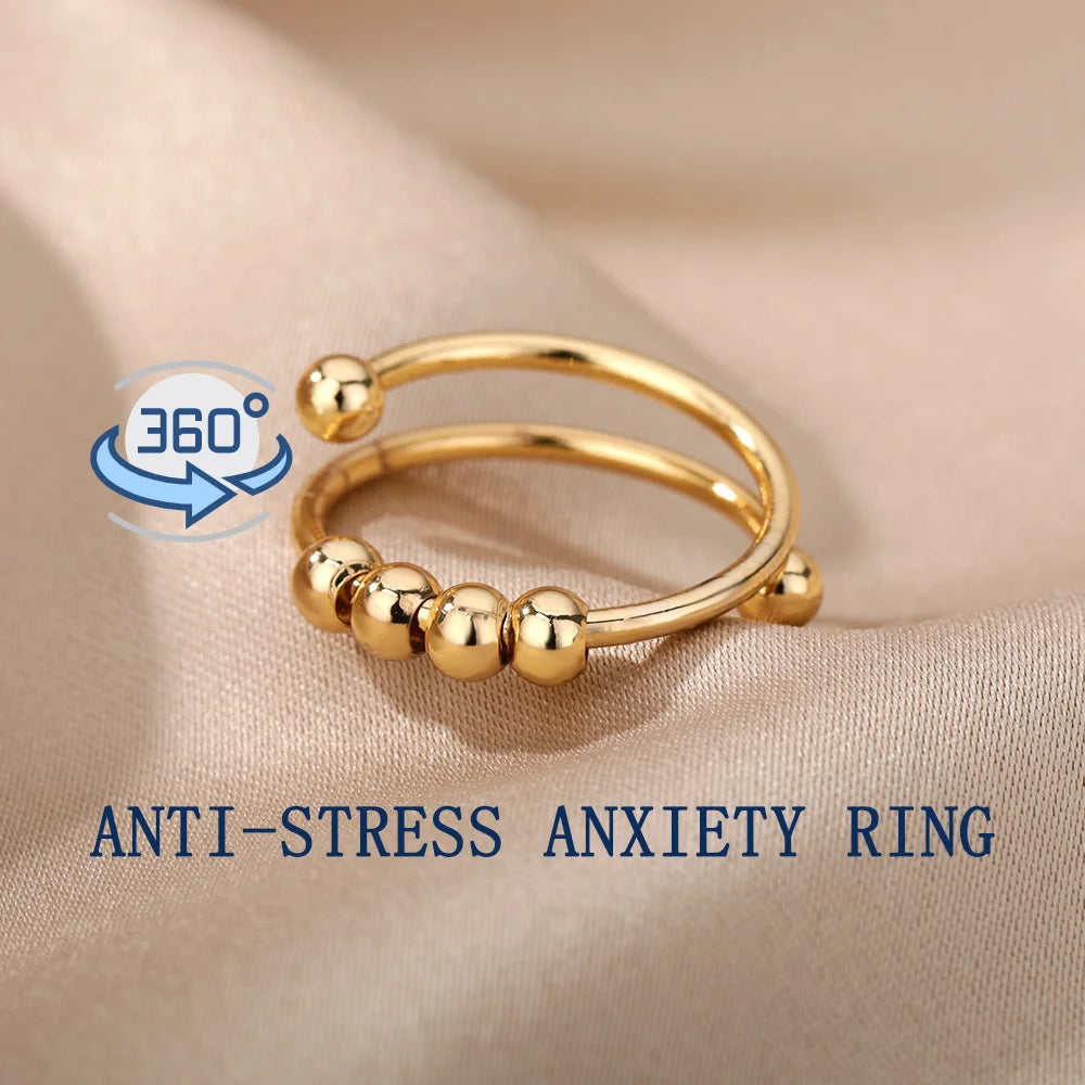 Anxiety Ring Beads Rings