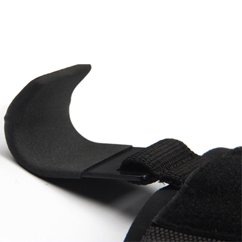 Weight Lifting Hook Grips With Wrist Wraps Hand-Bar Wrist Strap - BestShop