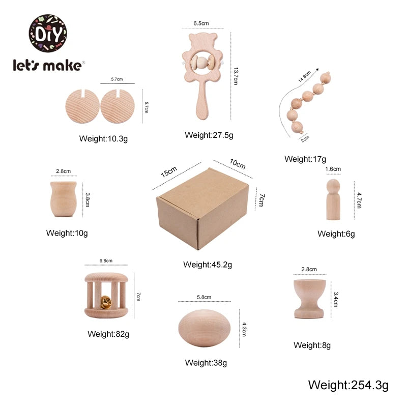 Baby Bath Towel Cotton Blanket Brush Gift Set