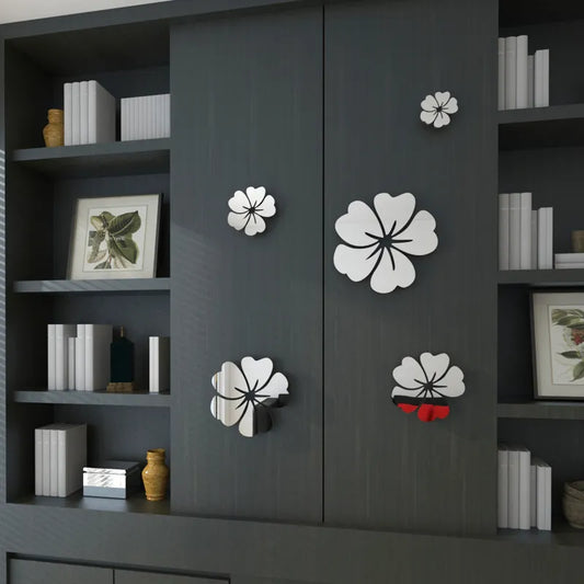 Pegatina de pared con estampado de flores