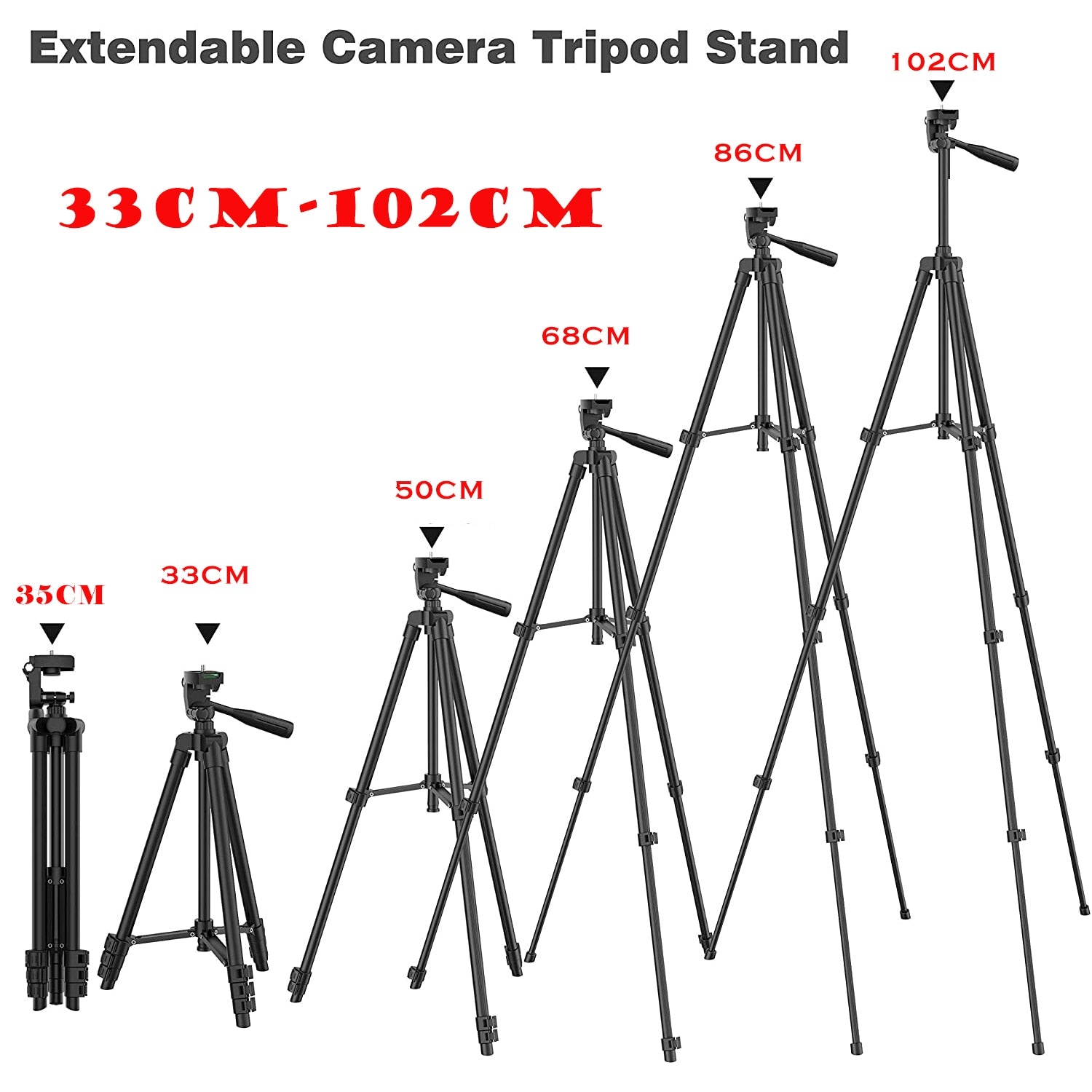 DSLR Flexible Tripod Extendable Travel Lightweight Stand - BestShop
