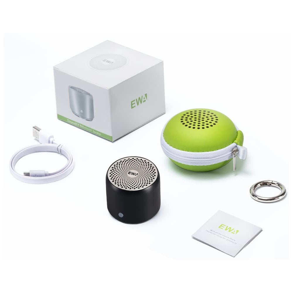 EWA A106 Pro Mini Bluetooth Speaker with Custom Bass Radiator - BestShop