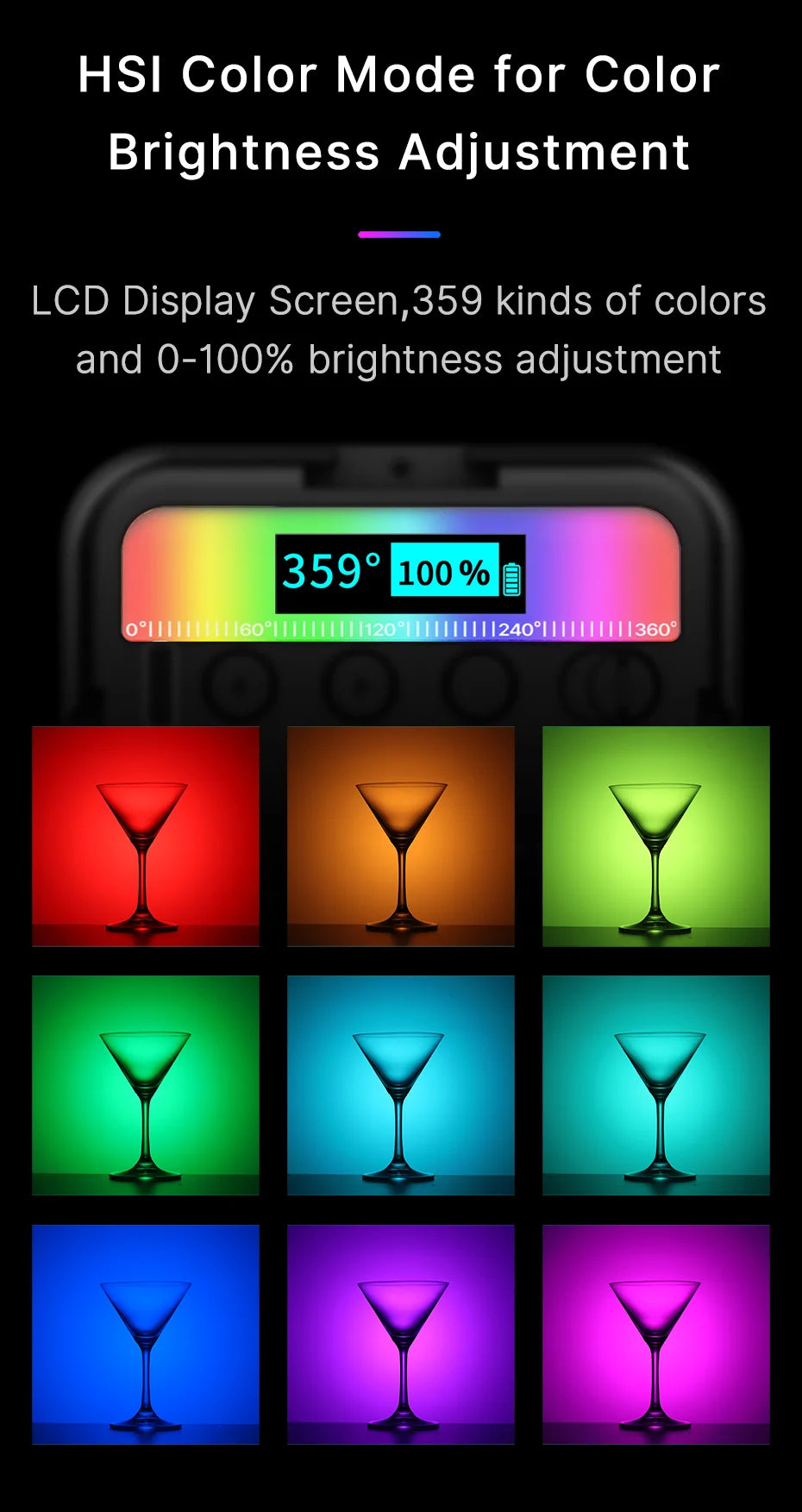Ulanzi VL49 Full Color RGB LED Video Light