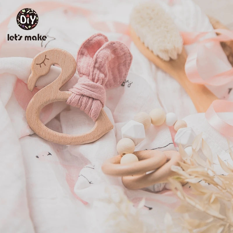 Baby Bath Towel Cotton Blanket Brush Gift Set