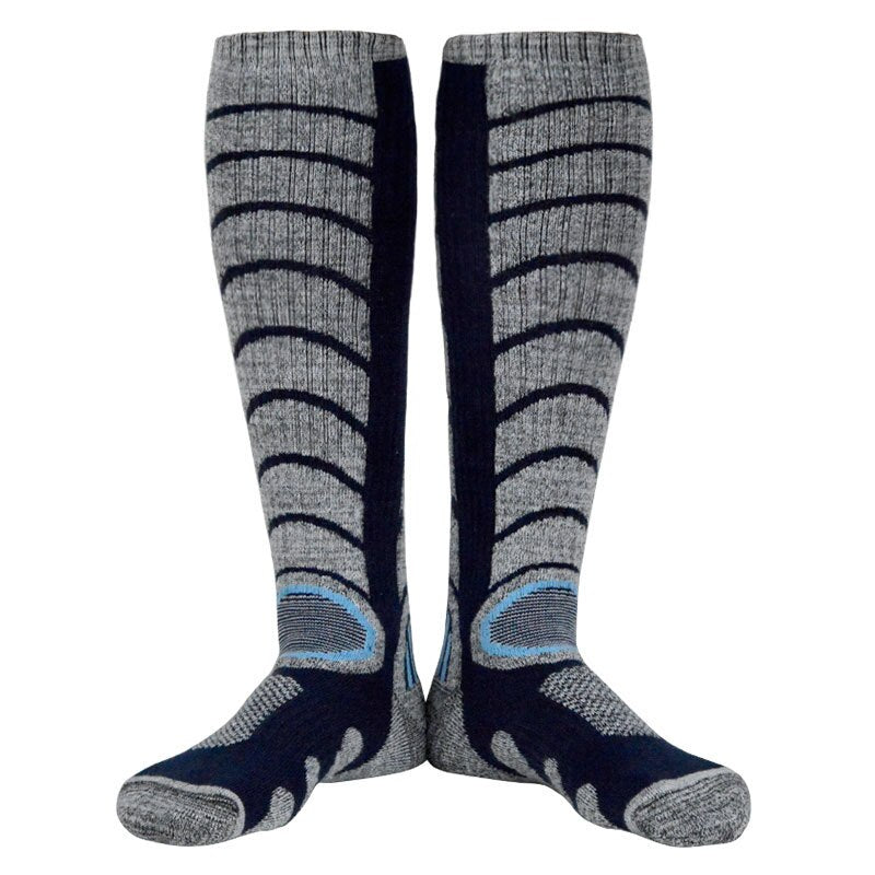 Brothock Unisex Skiing Stockings Sport Socks Outdoor Keep Warmer Thicker Wool Hiking Snow Socks Autumn and Winter Quick Drying - BestShop
