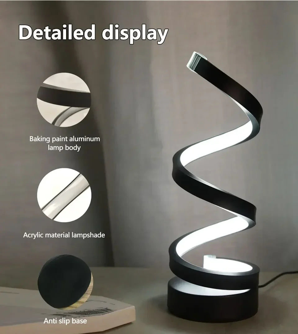 Creative Spiral LED Night Light