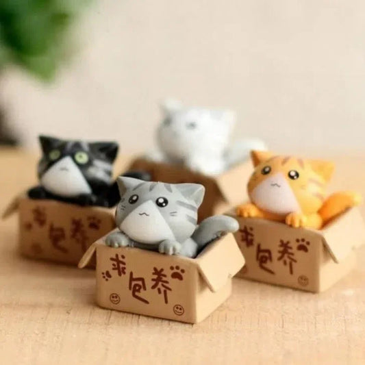 Kawaii Mini Cat Ornament Garden Gift For Kids