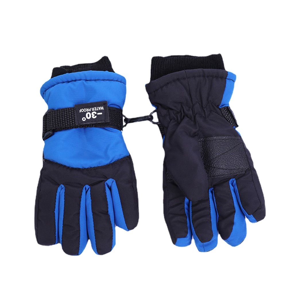 Winter Ski Gloves for Kids Aged 6 to10 Years Outdoor Sports Thick Warm Mittens Children Non-slip Windproof Waterproof Gloves - BestShop