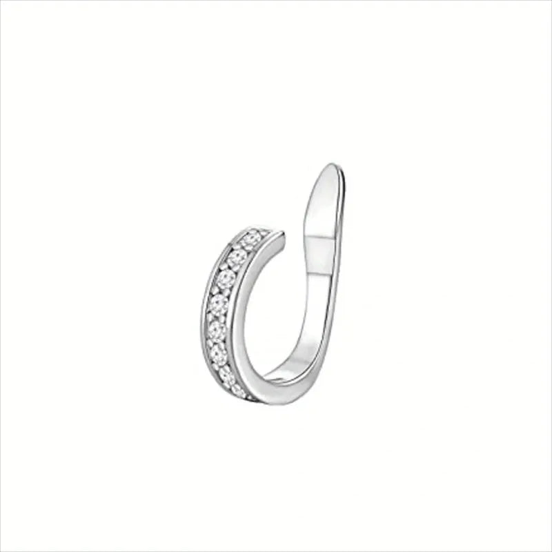 Cute Metal Leaf Earcuff Clip-On Earring