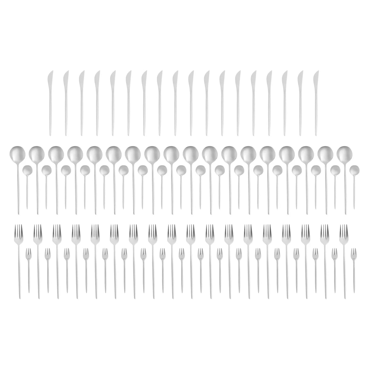 Flatware Set Stainless Steel Silverware Cutlery