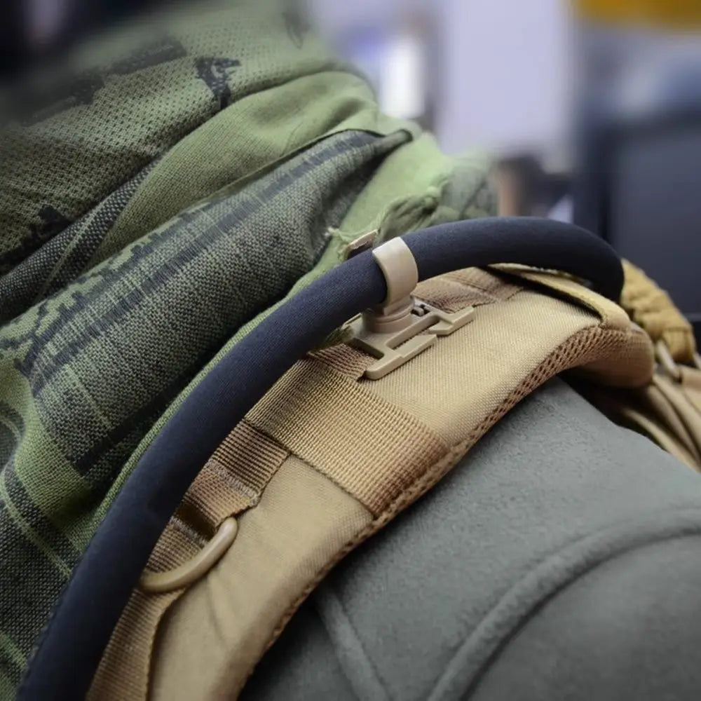 Linterna de trabajo con anillo en U giratorio y lámpara para mochila