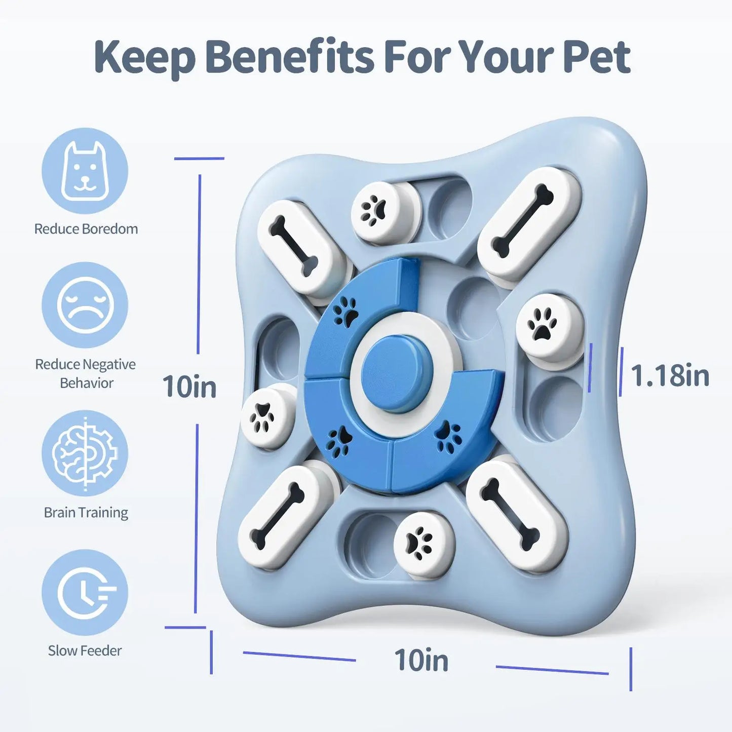 Slow Feeder Interactive Pet Puzzle