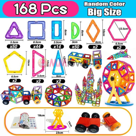 Magnets Toys for Kids Big Size Plus Magnetic Blocks - BestShop