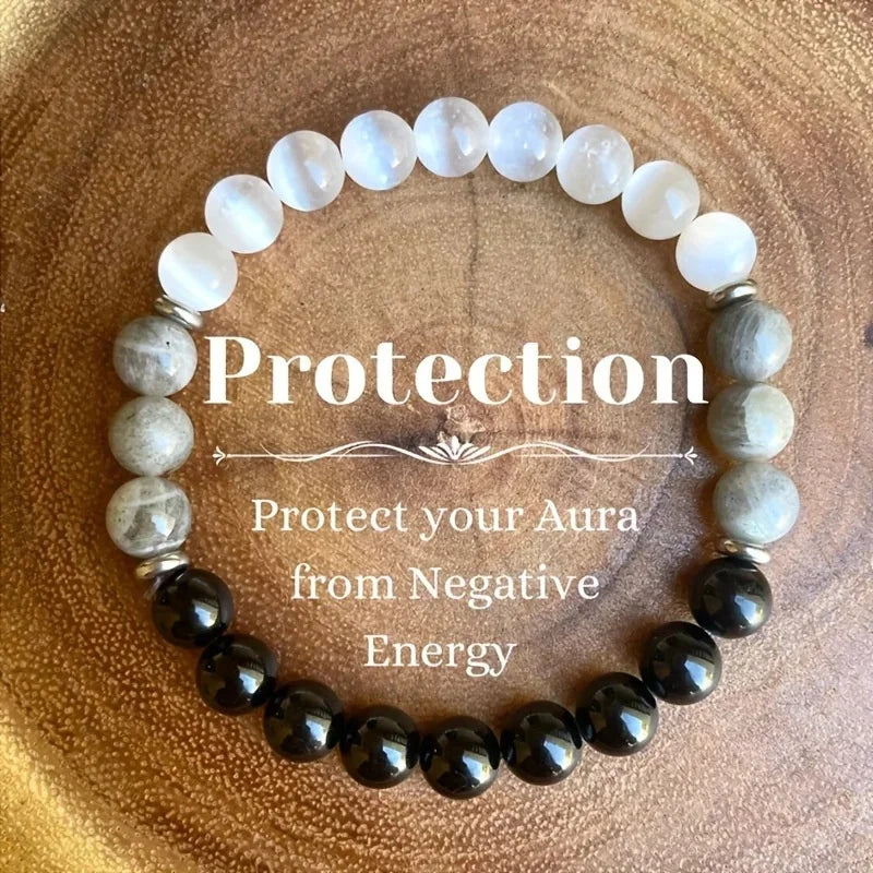 Handmade Pink Amethyst Beaded Bracelet