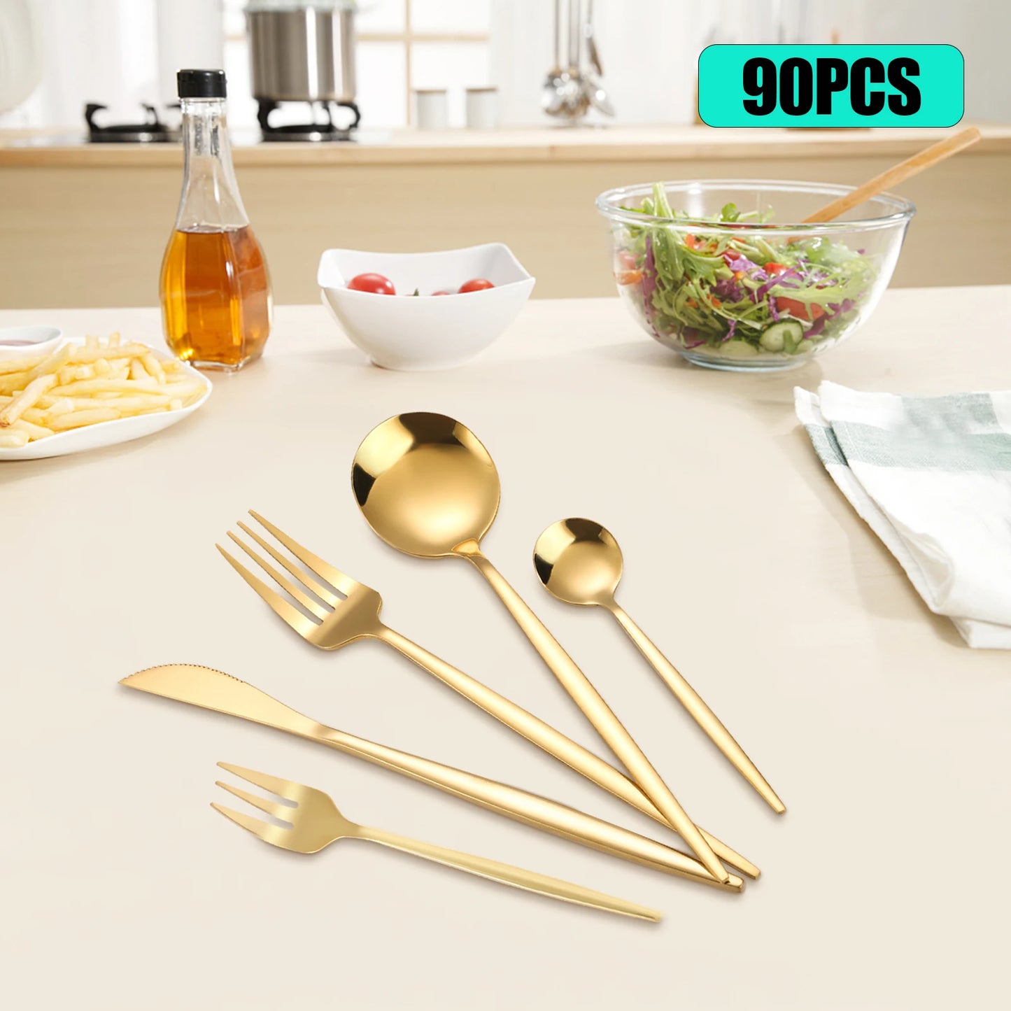 Flatware Set Stainless Steel Silverware Cutlery