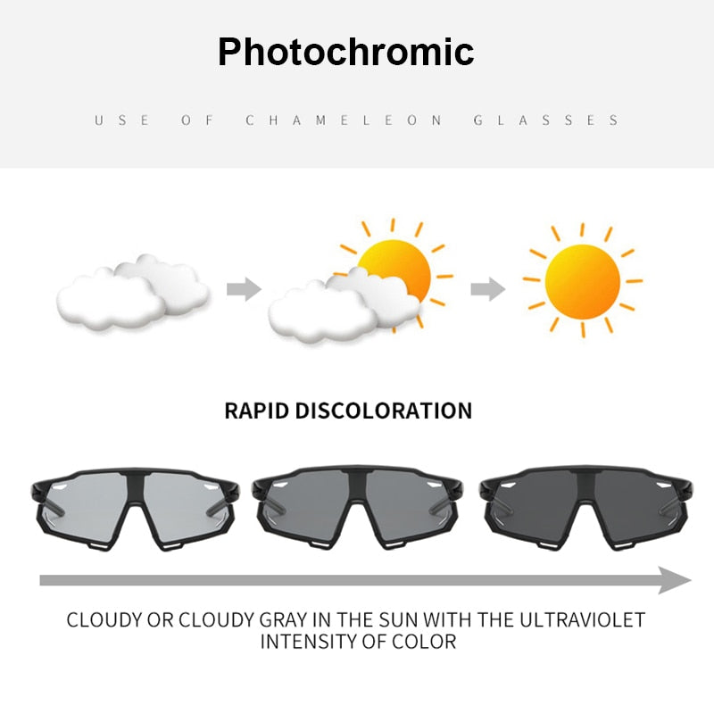 Photochromic Sports Glasses Polarized Bike Eyewear - BestShop