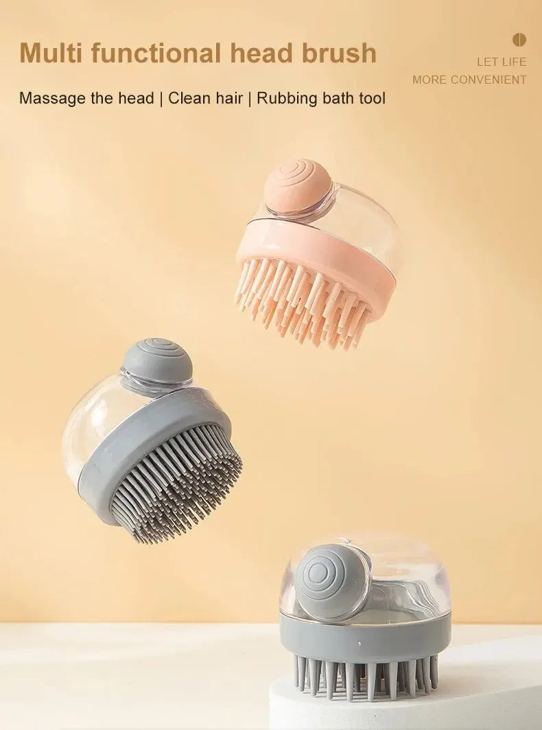Dog Shower Brush with Shampoo Dispenser