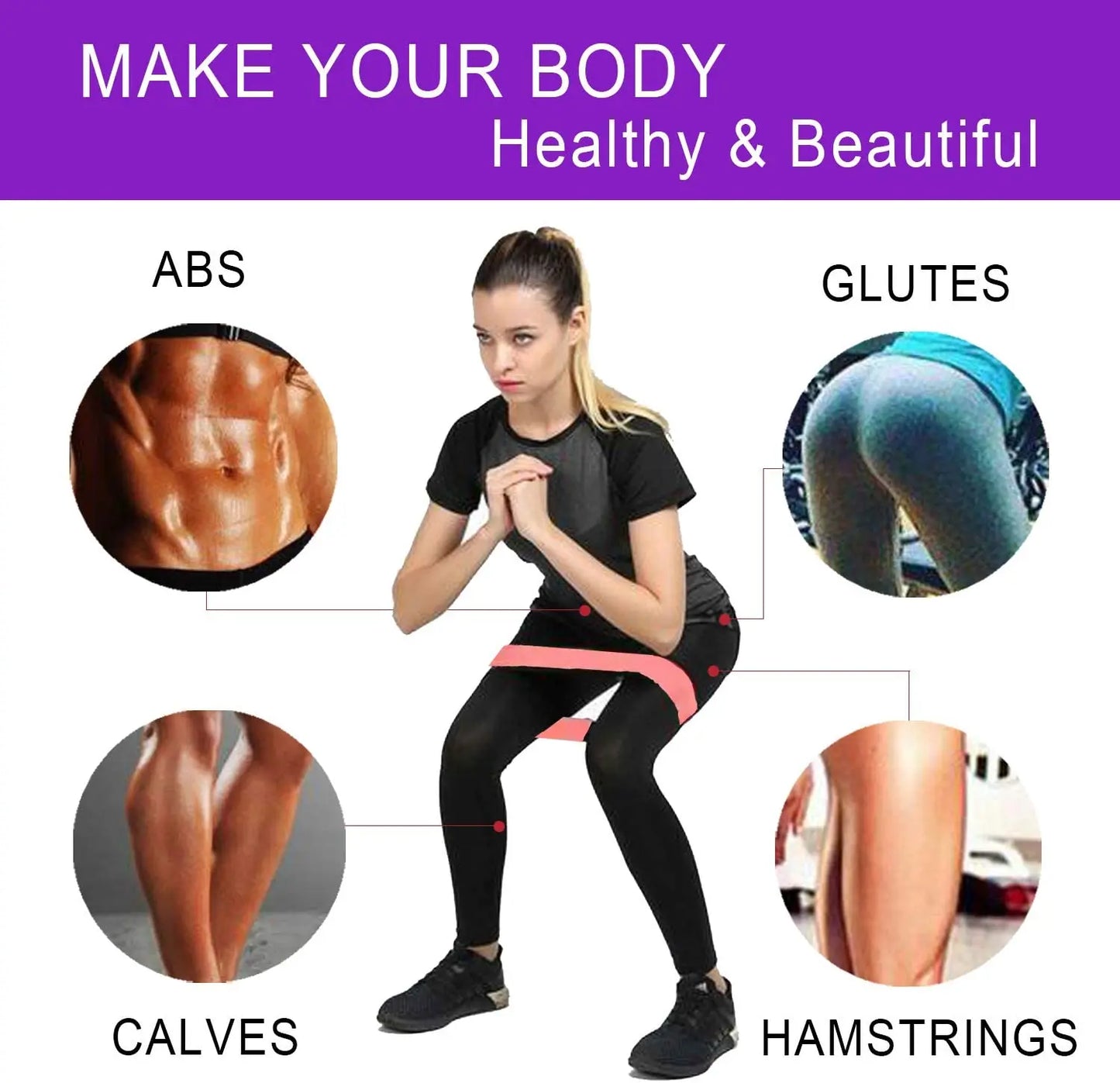 Different Resistance Bands Yoga Band