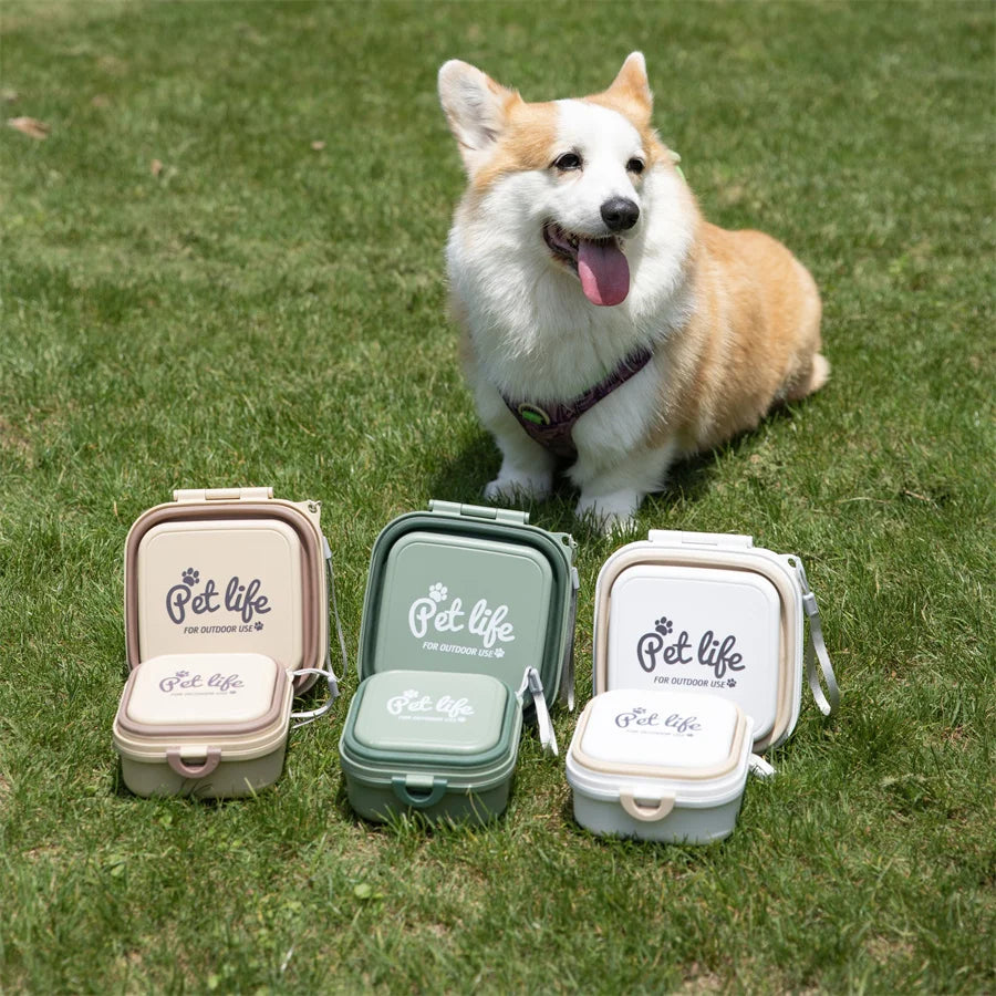 Thickened Folding Pet Bowls