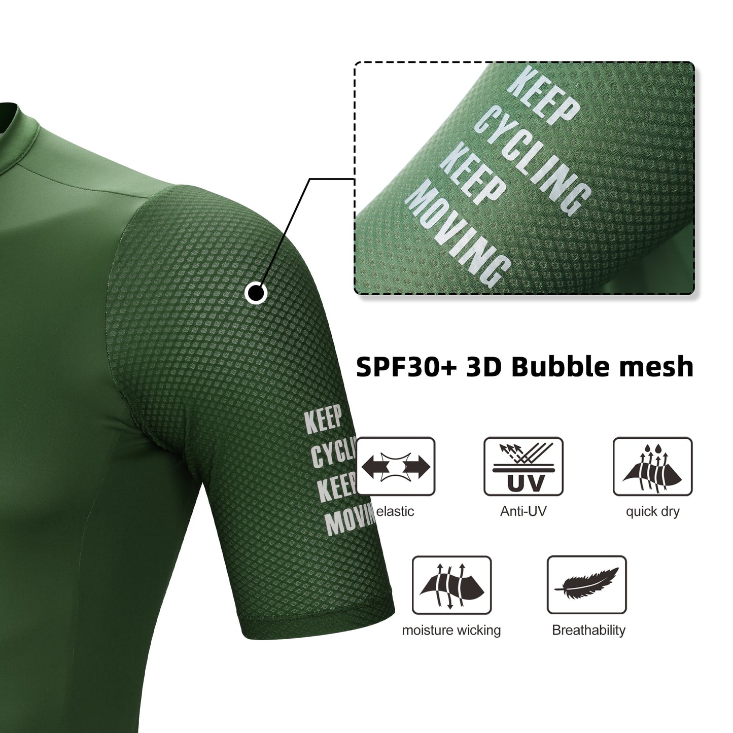 Cycling Jersey Slim Fit SPF 50+ - BestShop