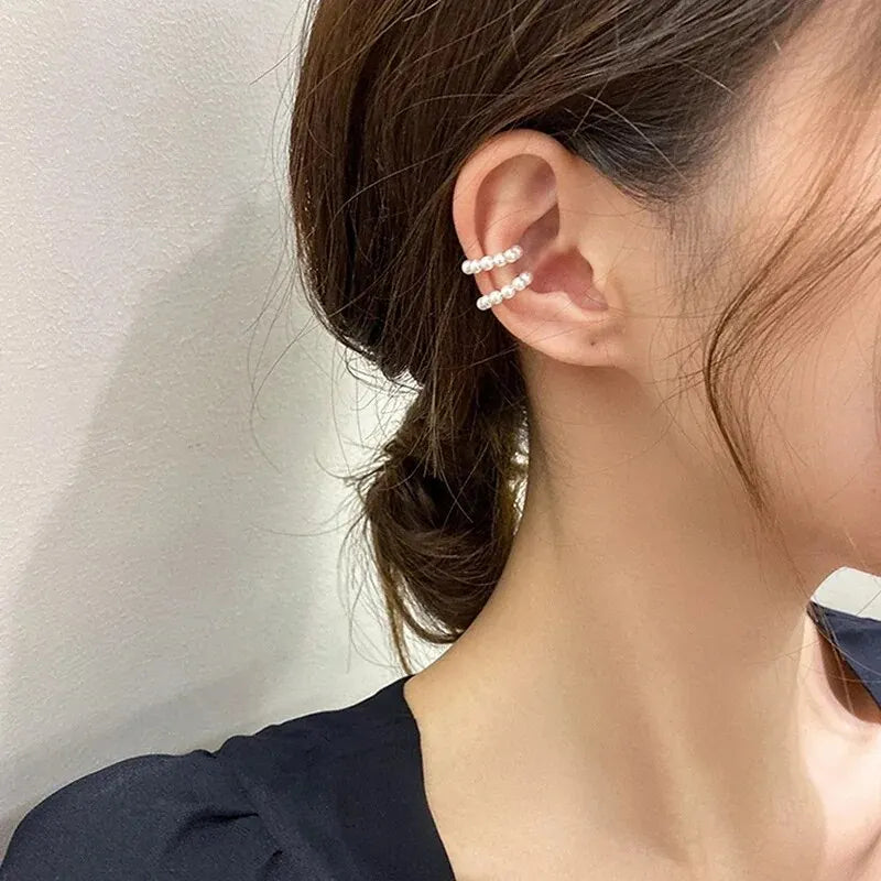 Korean Elegant Imitation Pearl Earrings