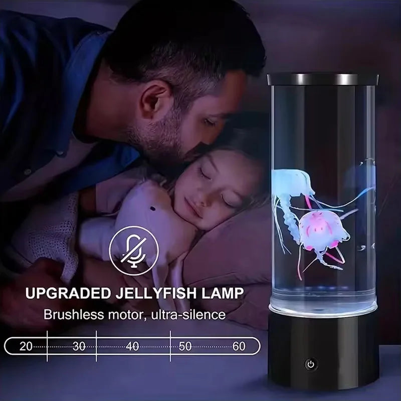 Lámpara LED de medusas de 7 colores