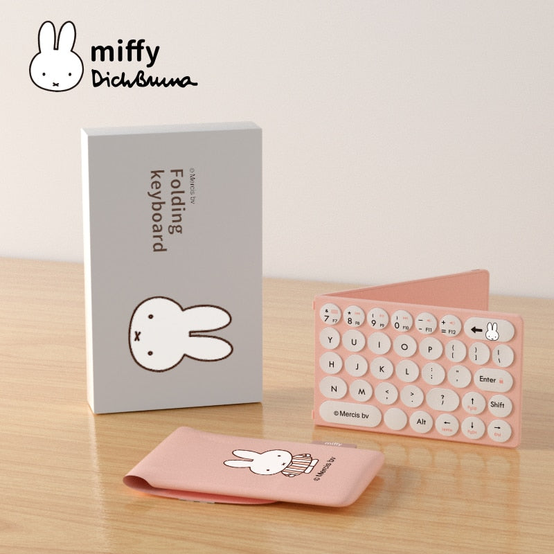 Miffy X MIPOW Mini Folding Keyboard For iPhone ipad - BestShop