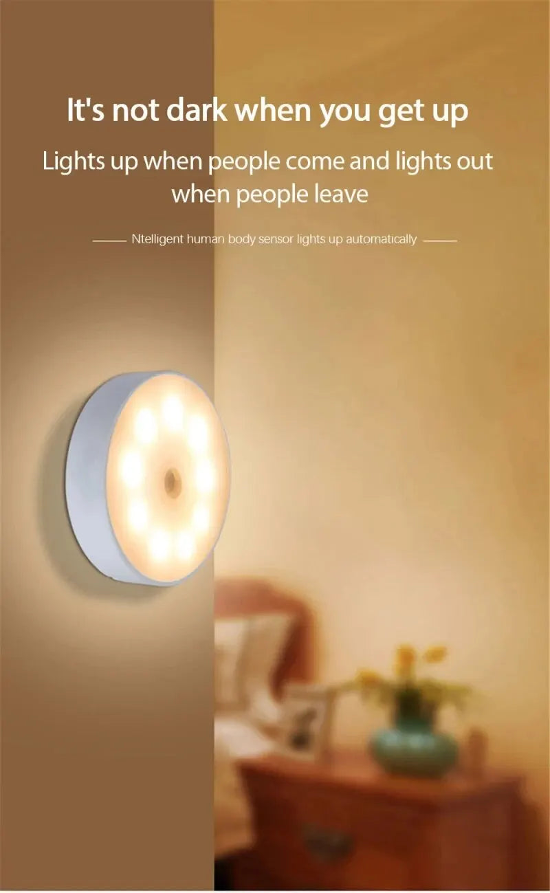 Magnetic LED Night Light Body Sensor