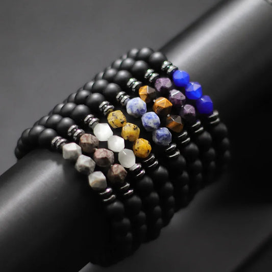 Fashion Men’s Natural Stone Bracelet