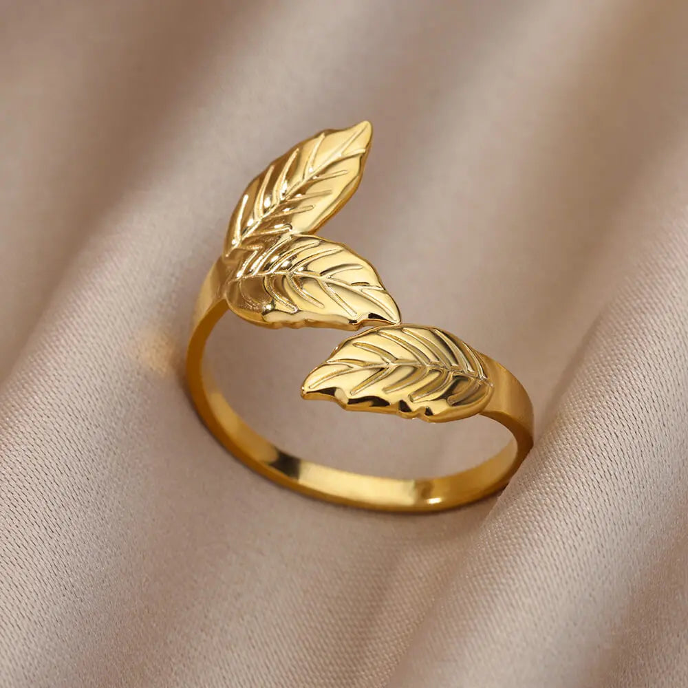 Gold Color Stainless Steel Rings
